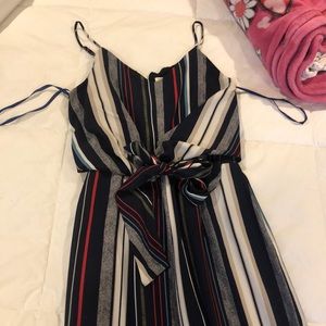 Striped jumpsuit